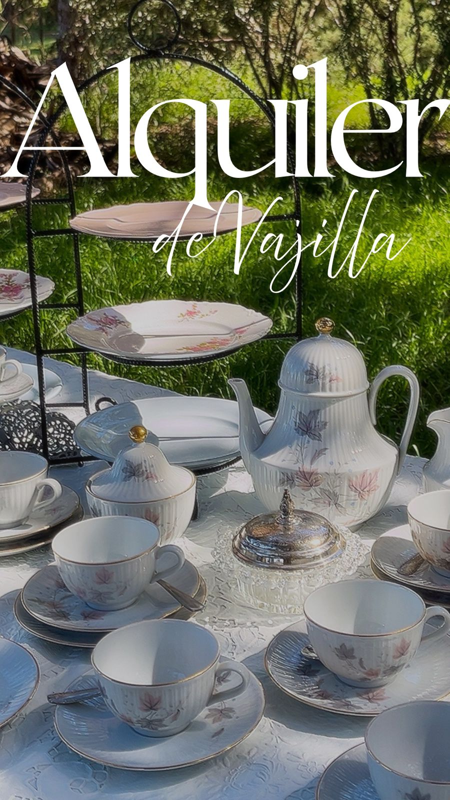 Alquiler de vajilla para eventos