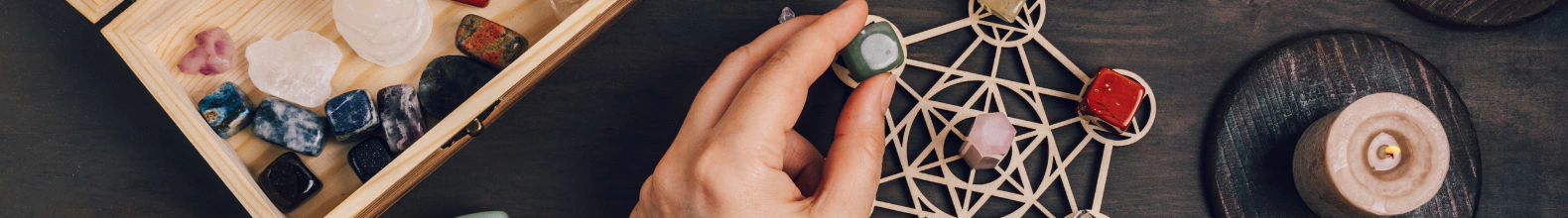 Banner da categoria Cristais & Pedras