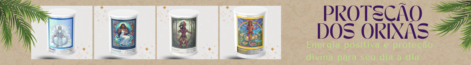Banner da categoria Linha Orixás & Ancestralidade