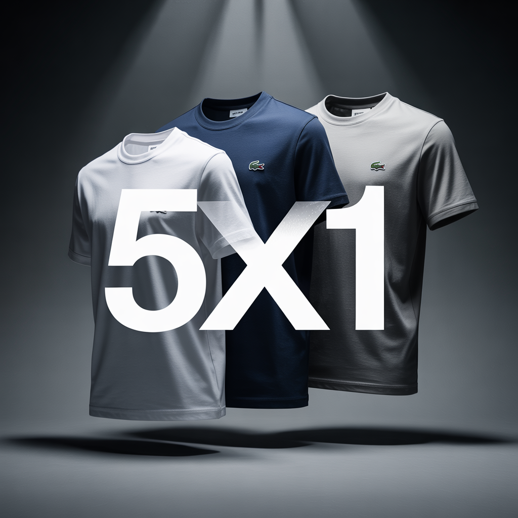 Remera Lacoste — costuras y terminaciones
