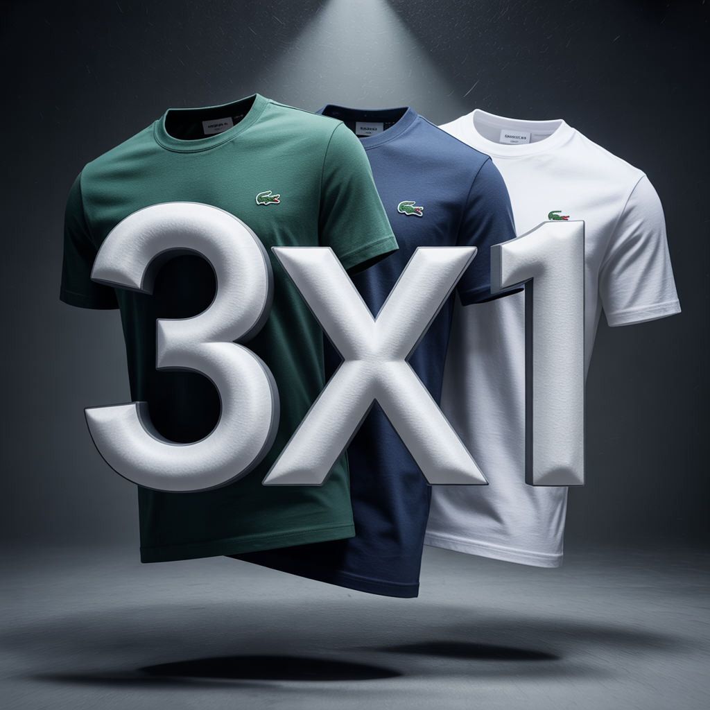 Remera Lacoste 3x1 — costuras y terminaciones