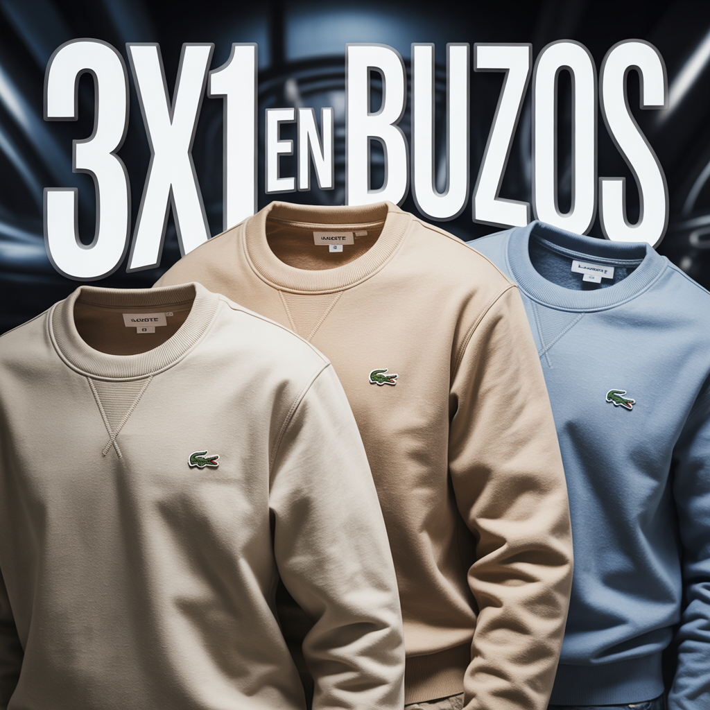 Buzo Lacoste — detalles y terminaciones