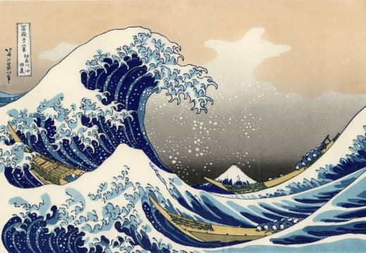 hokusai_gran ola kanagawa_cuadro_decoración_chile