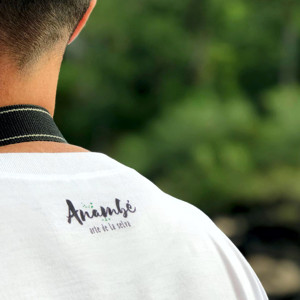 Logo de remera de Anambé – Arte de la Selva (Déborah Viccini)