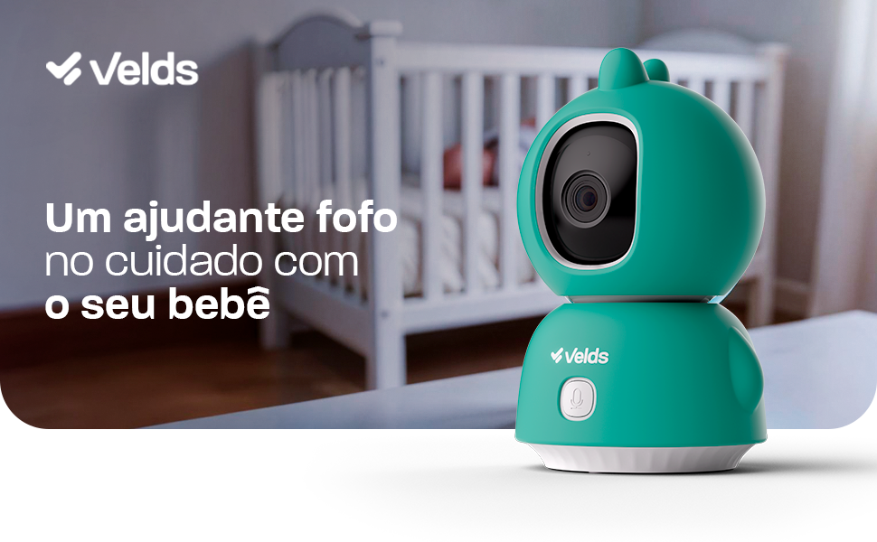 Babá Eletrônica Inteligente Wi-Fi 2K com Sensores | Velds