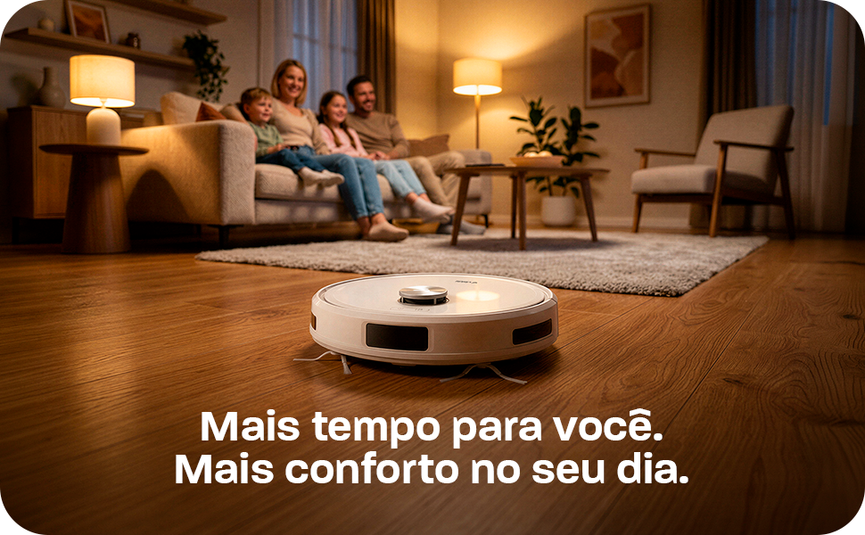 Rob&ocirc; aspirador Velds V50 conectado ao app