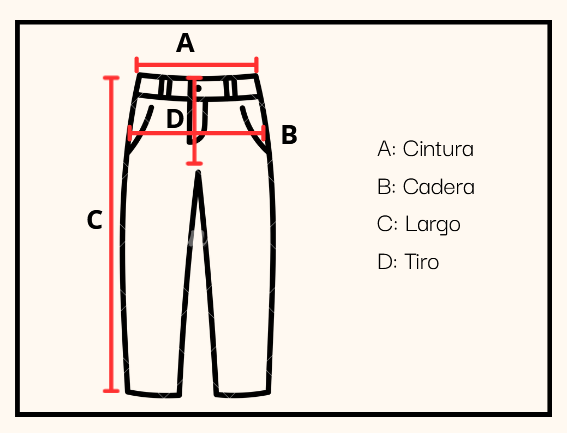 Guía para prendas inferiores