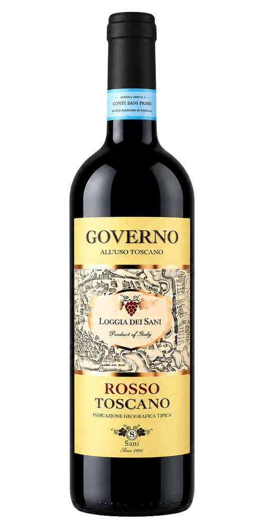 Garrafa de Governo Rosso Toscano
