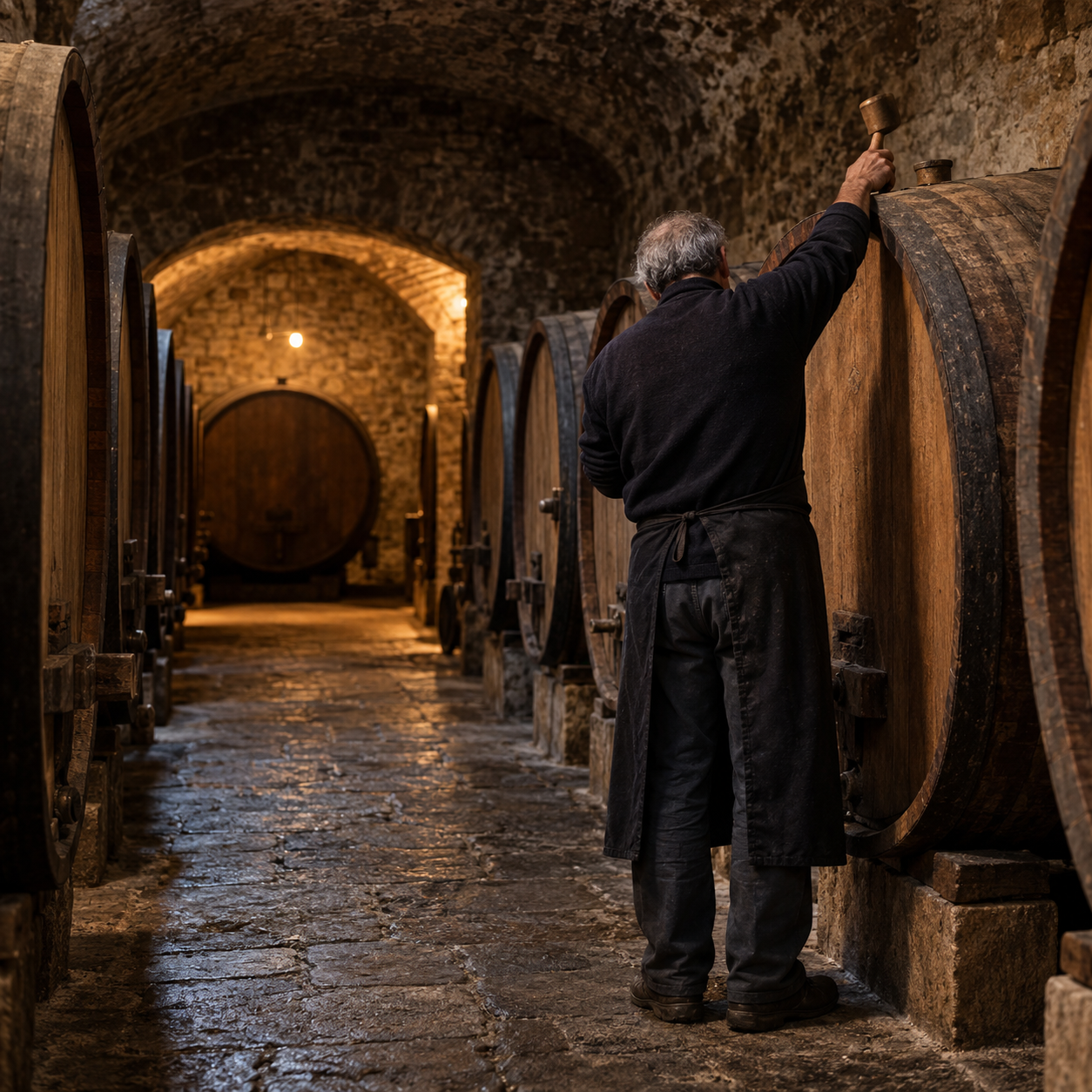 panorama dos vinhedos de Montalcino, Toscana