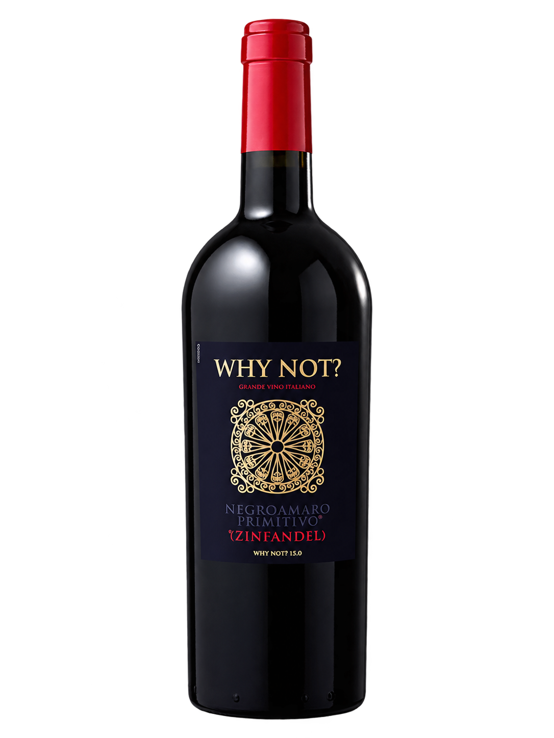 Garrafa de Why Not Negroamaro Primitivo IGT 2024