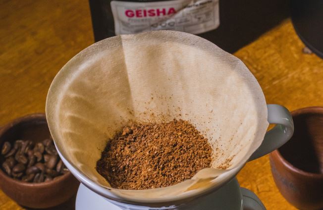 preparacion de v60 olah café