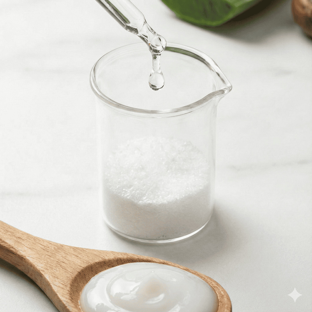 Ativo que melhora o brilho e o toque dos fios