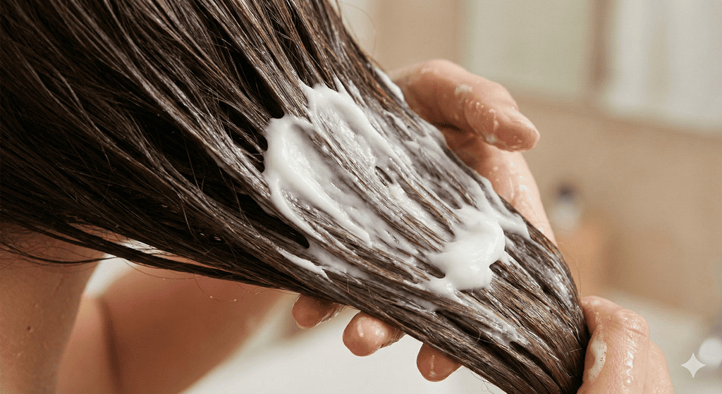 Textura cremosa da Máscara Reconstrução Pura Casta