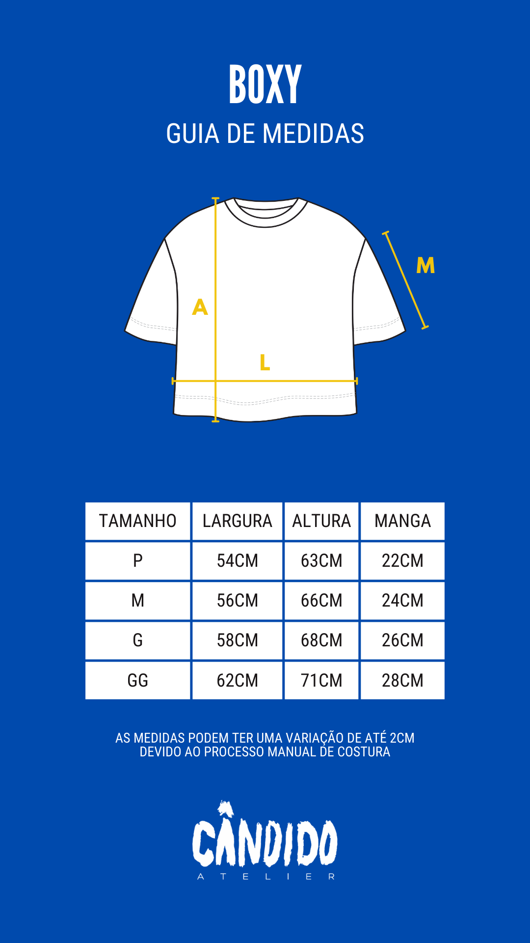 Guia de Medidas Boxy