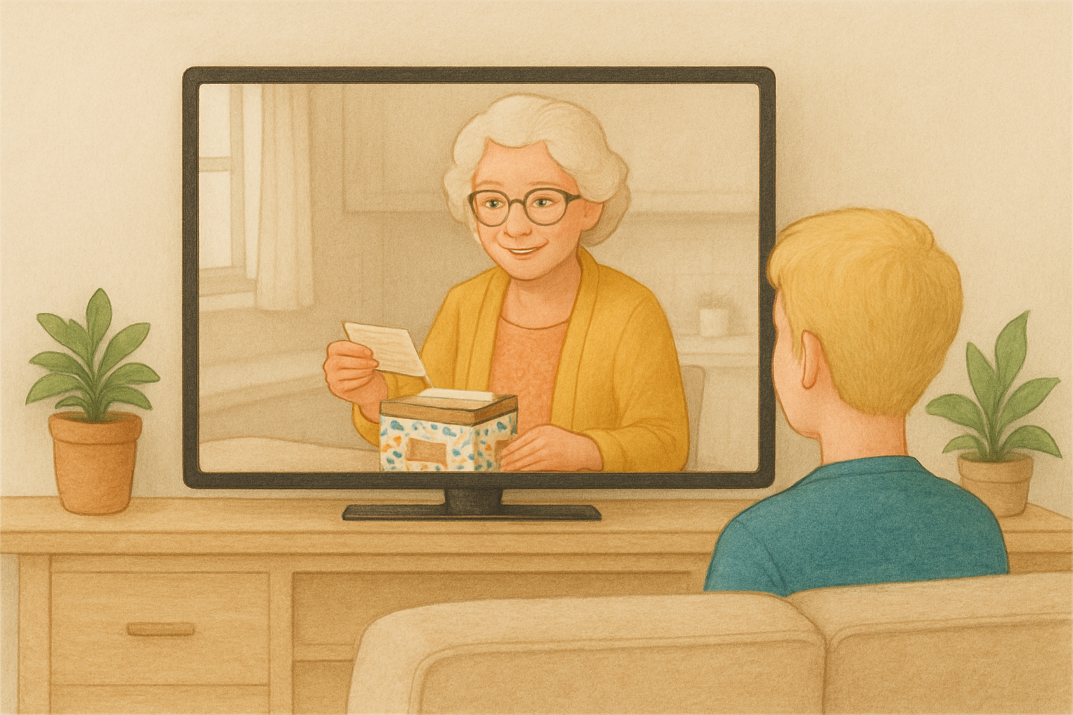 Ilustração da História da Caixinhas de Receitas