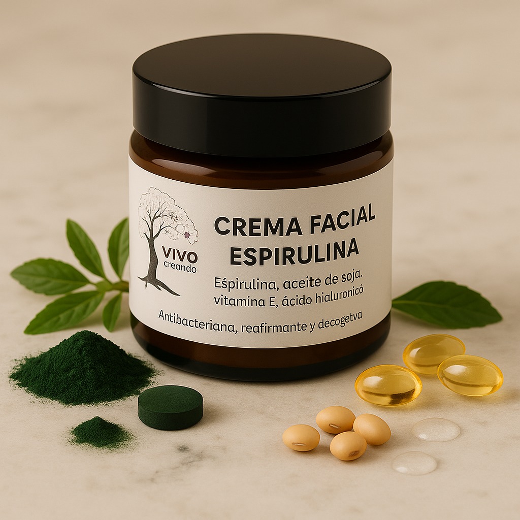 Crema Facial de Espirulina