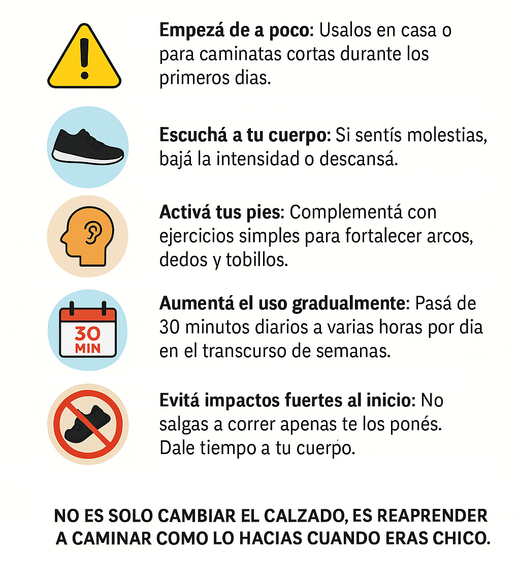 Recomendaciones barefoot