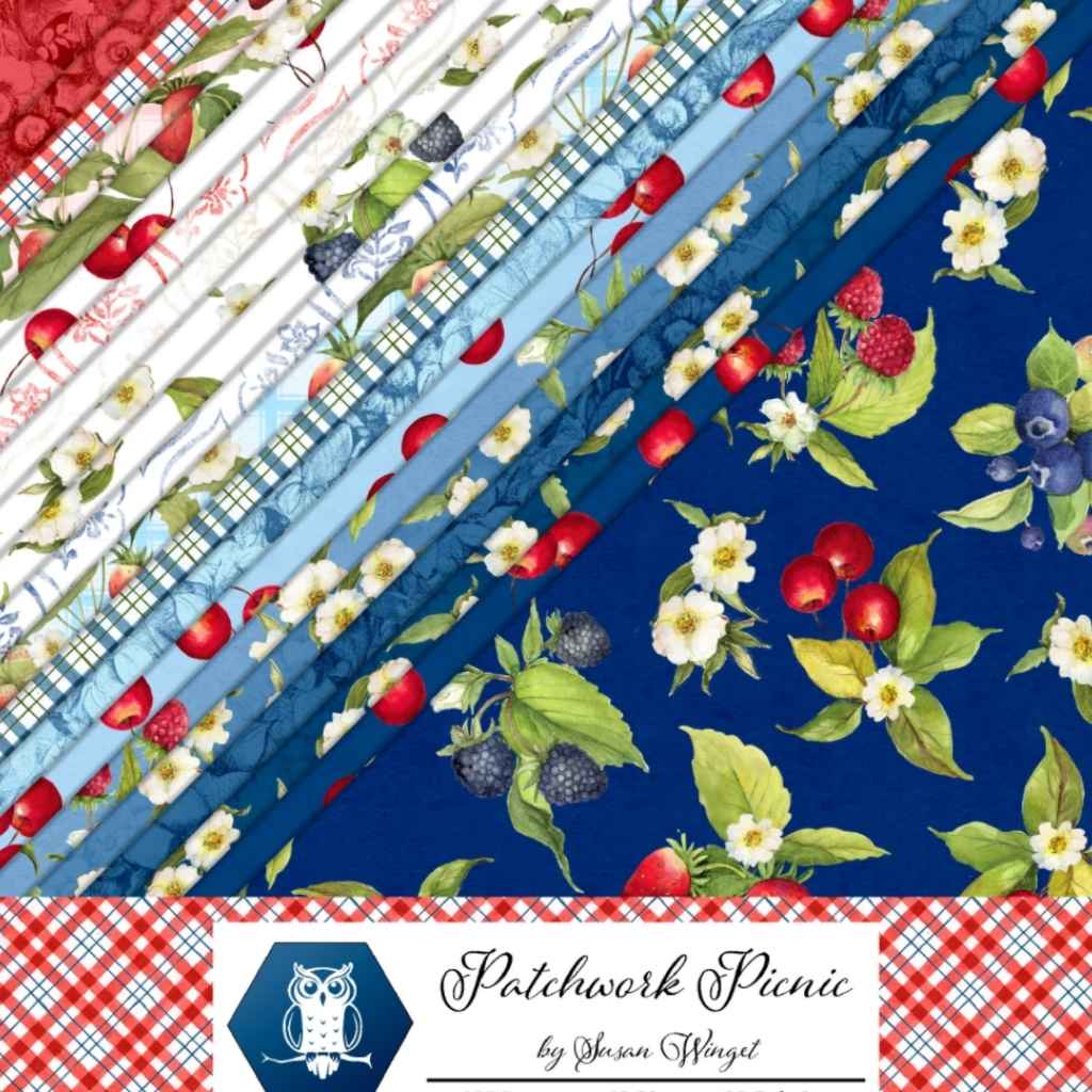 Colección de telas Patchwork Picnic 100% algodón