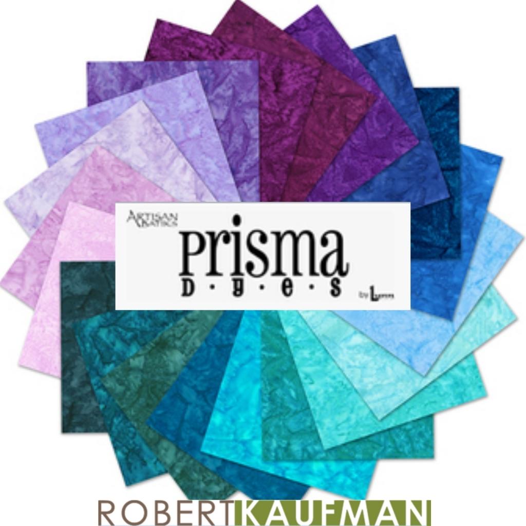 Colección de telas batik Prisma Dyes 100% algodón