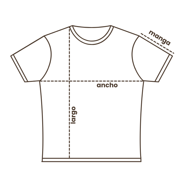Medidas de remera Regular Fit by ezer