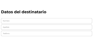 datos del contacto