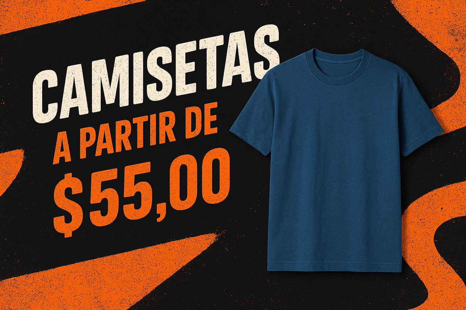 Banner da categoria Camisetas
