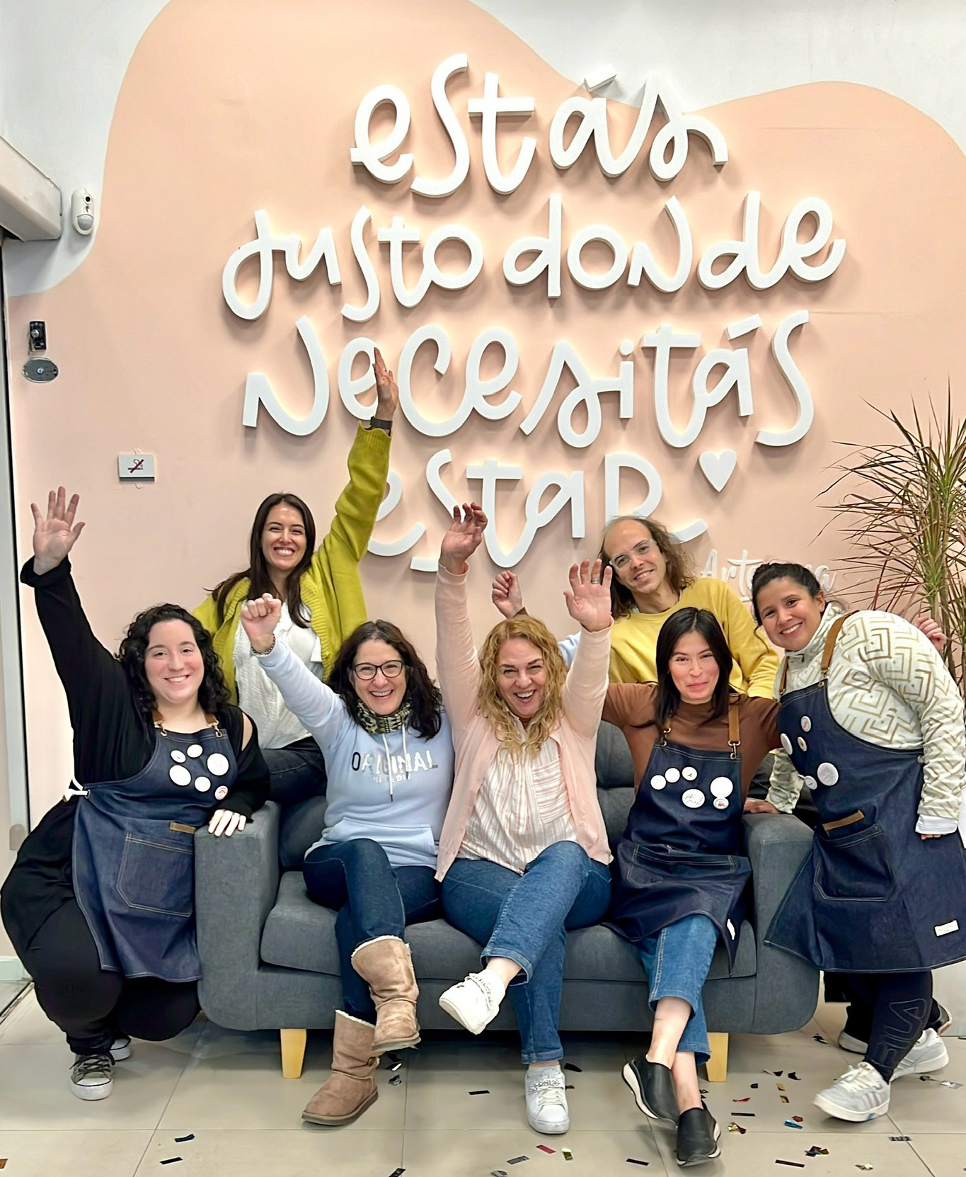 Fundadora Viviana y equipo