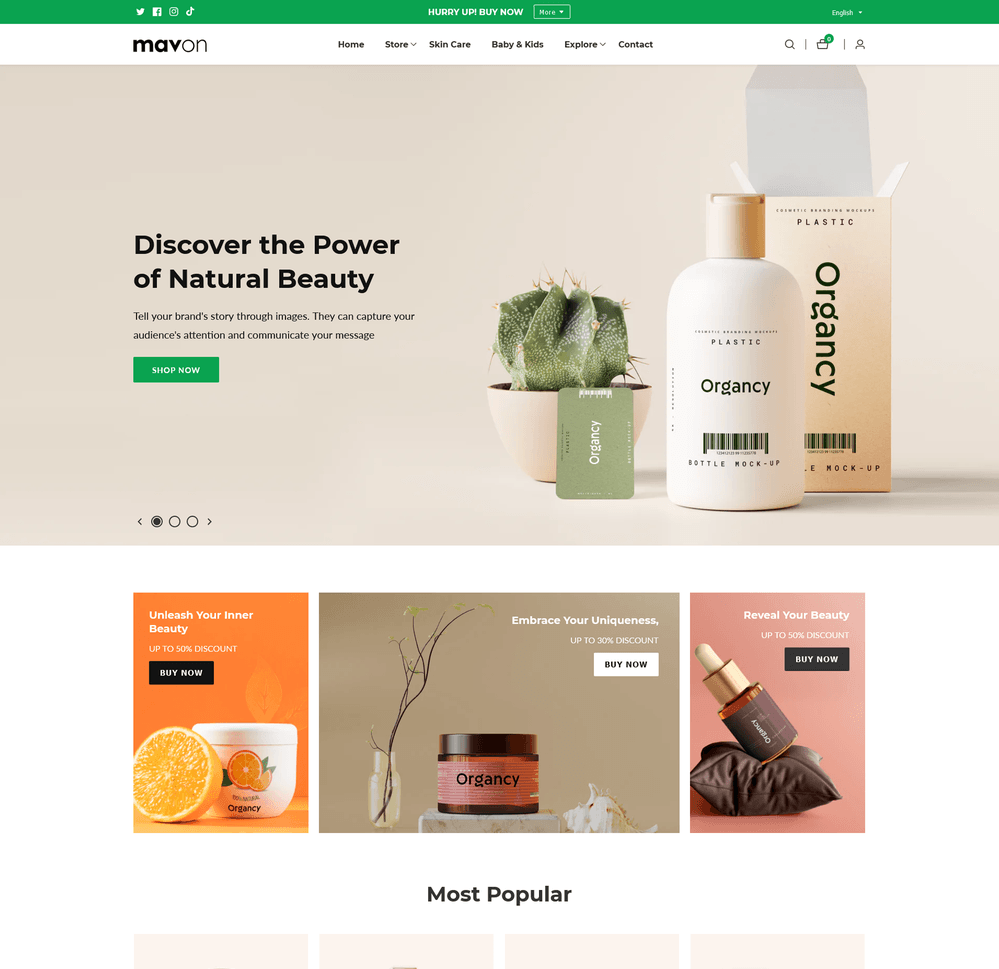 Dewy - Tema Shopify