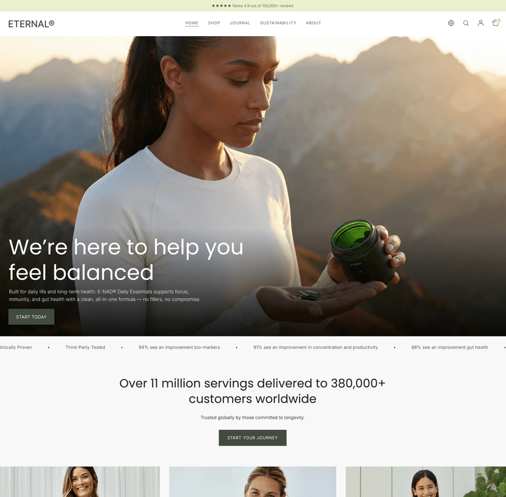 Eternal - Tema Shopify