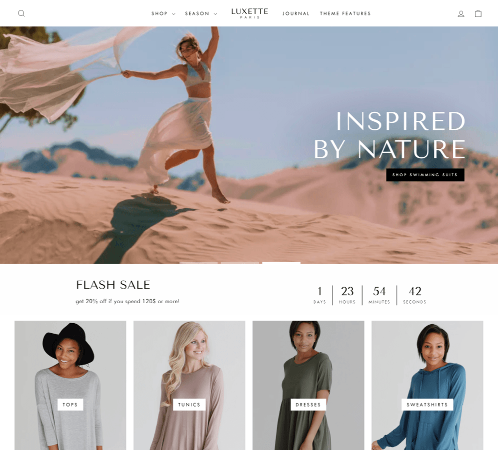 Tema Impulse Shopify