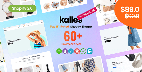 Tema Kalles Shopify