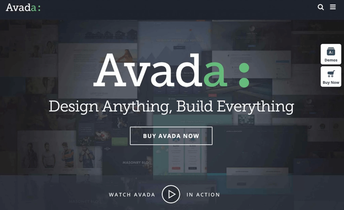 Tema Avada para WordPress