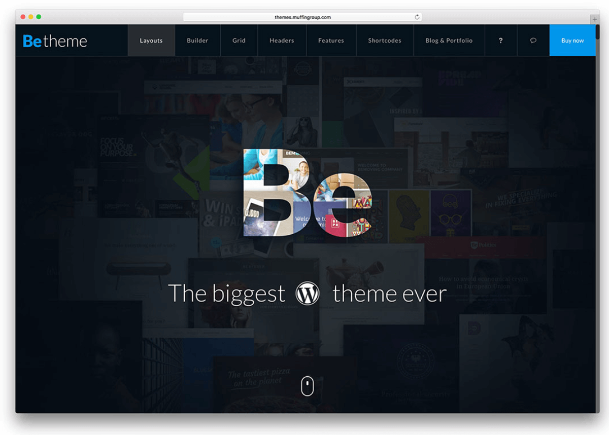 Tema BeTheme para WordPress