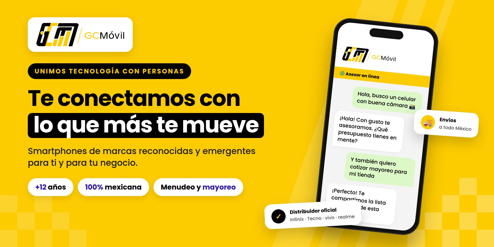 GCMóvil: te conectamos con lo que más te mueve. Smartphones de marcas reconocidas y emergentes para ti y para tu negocio