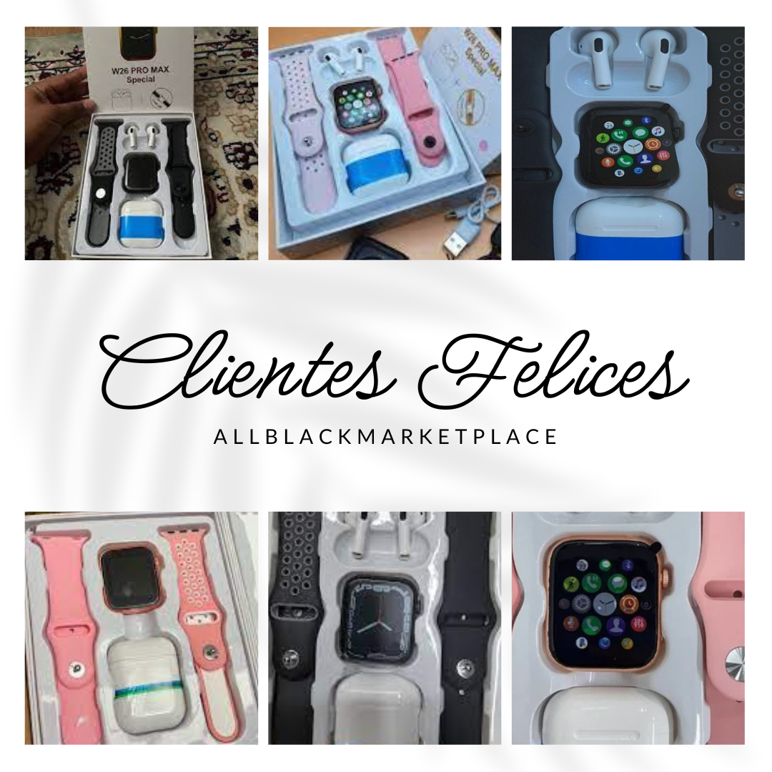 Clientes felices con el Smartwatch W26 Pro