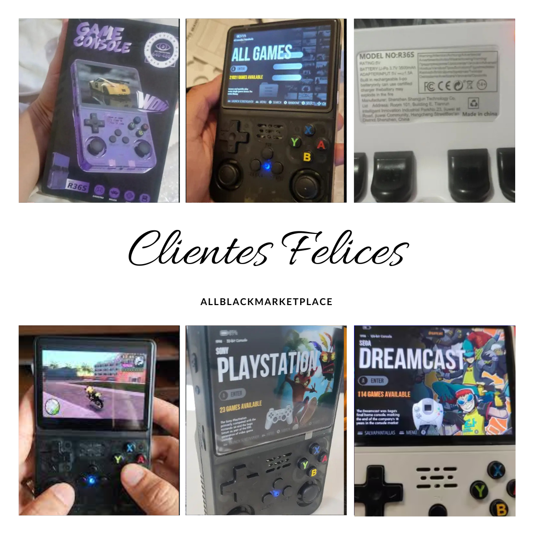 Clientes satisfechos con la consola R36S MOD 2025