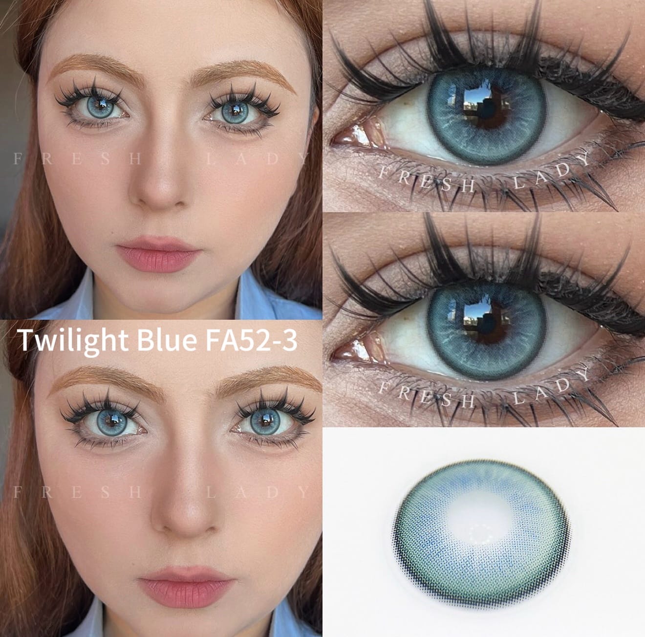 FreshLady Twilight Blue efecto real