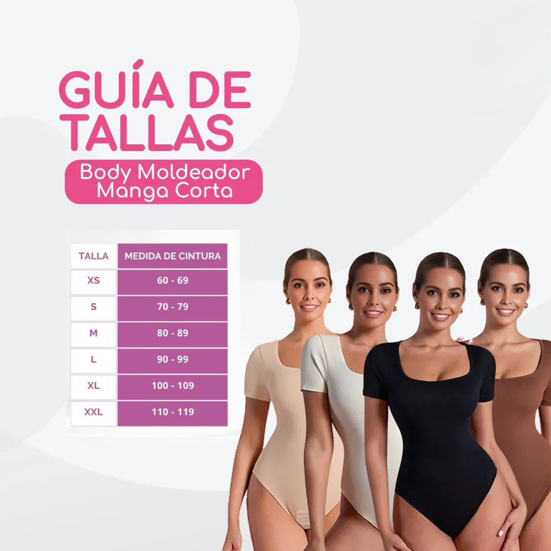 Guía de talles Body Colombiano Reductor