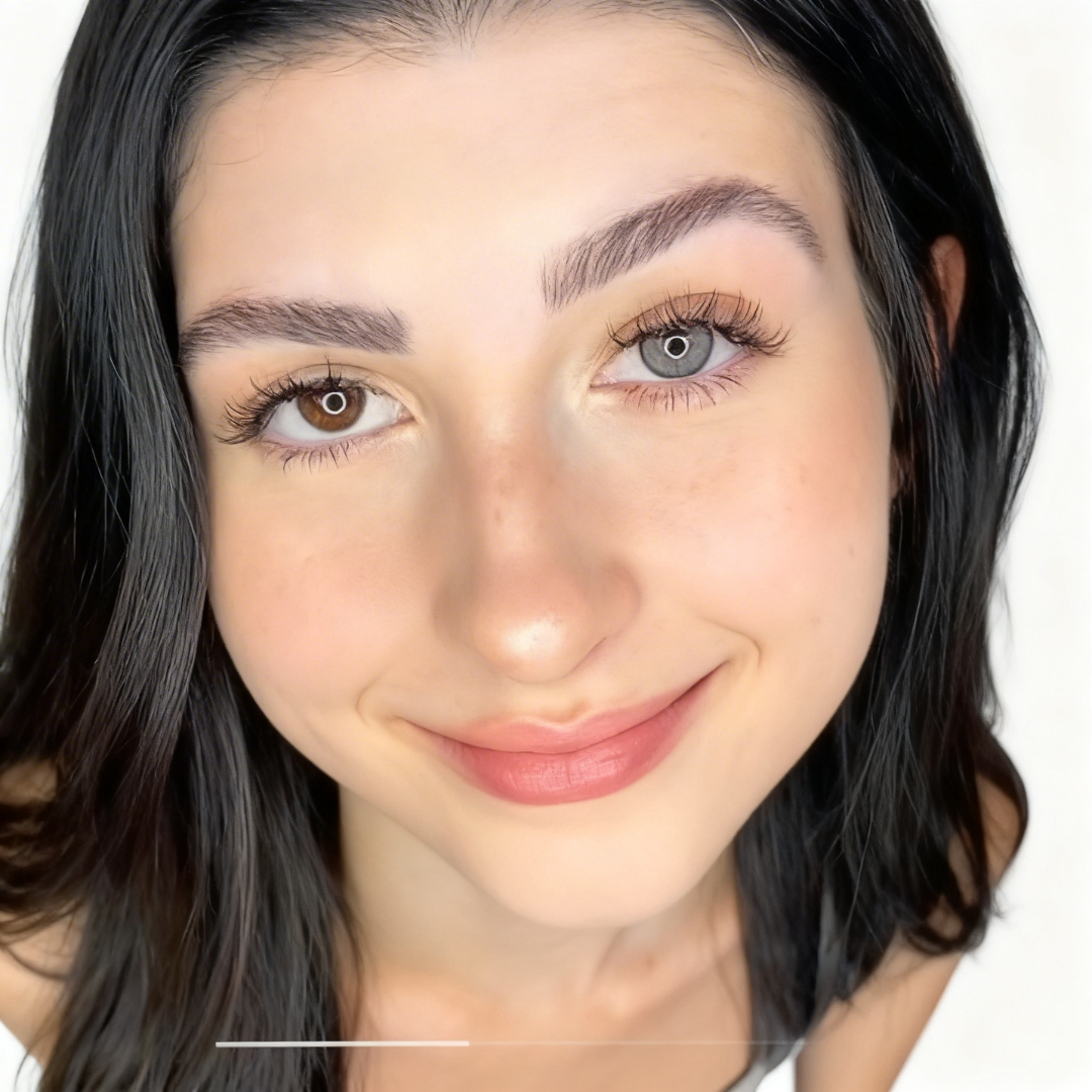 Antes y despu&eacute;s - efecto Freshlady en un mismo rostro