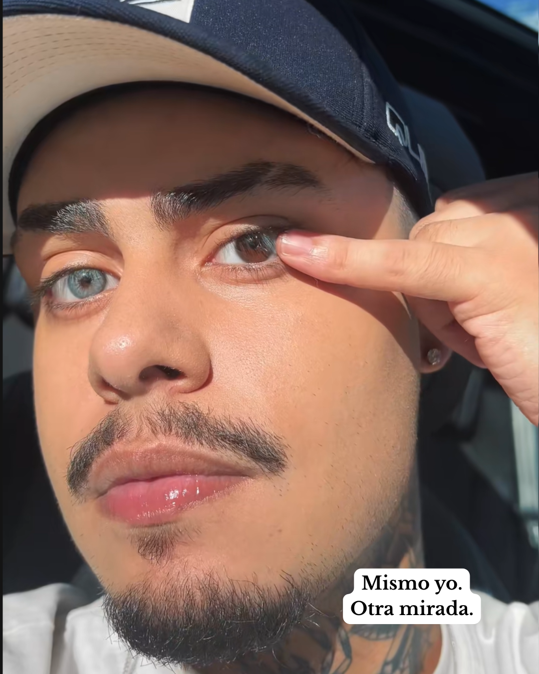 Lentes Freshlady sobre ojos marrones - efecto natural