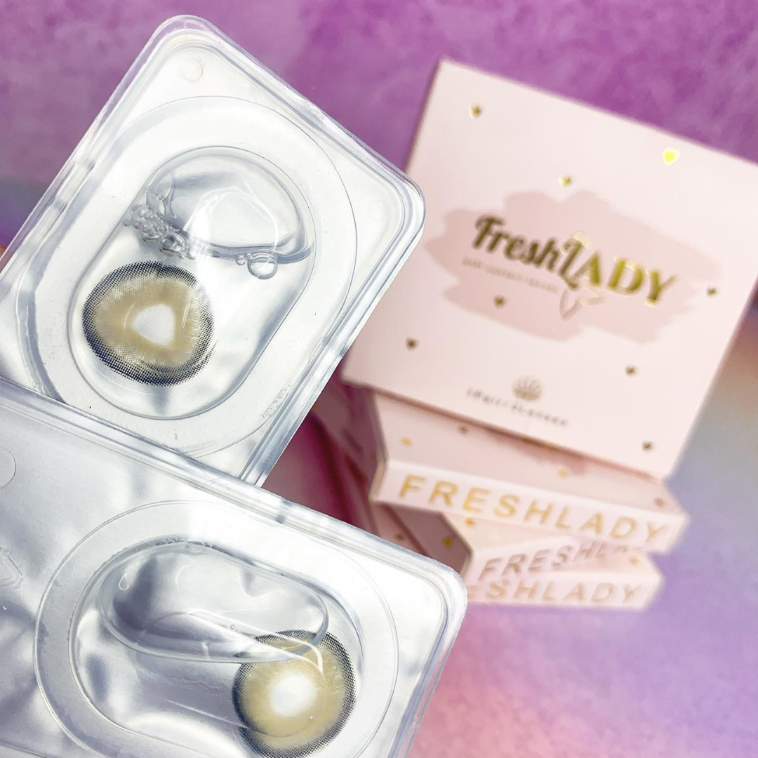 Kit completo FreshLady con lentes, soluci&oacute;n y estuche