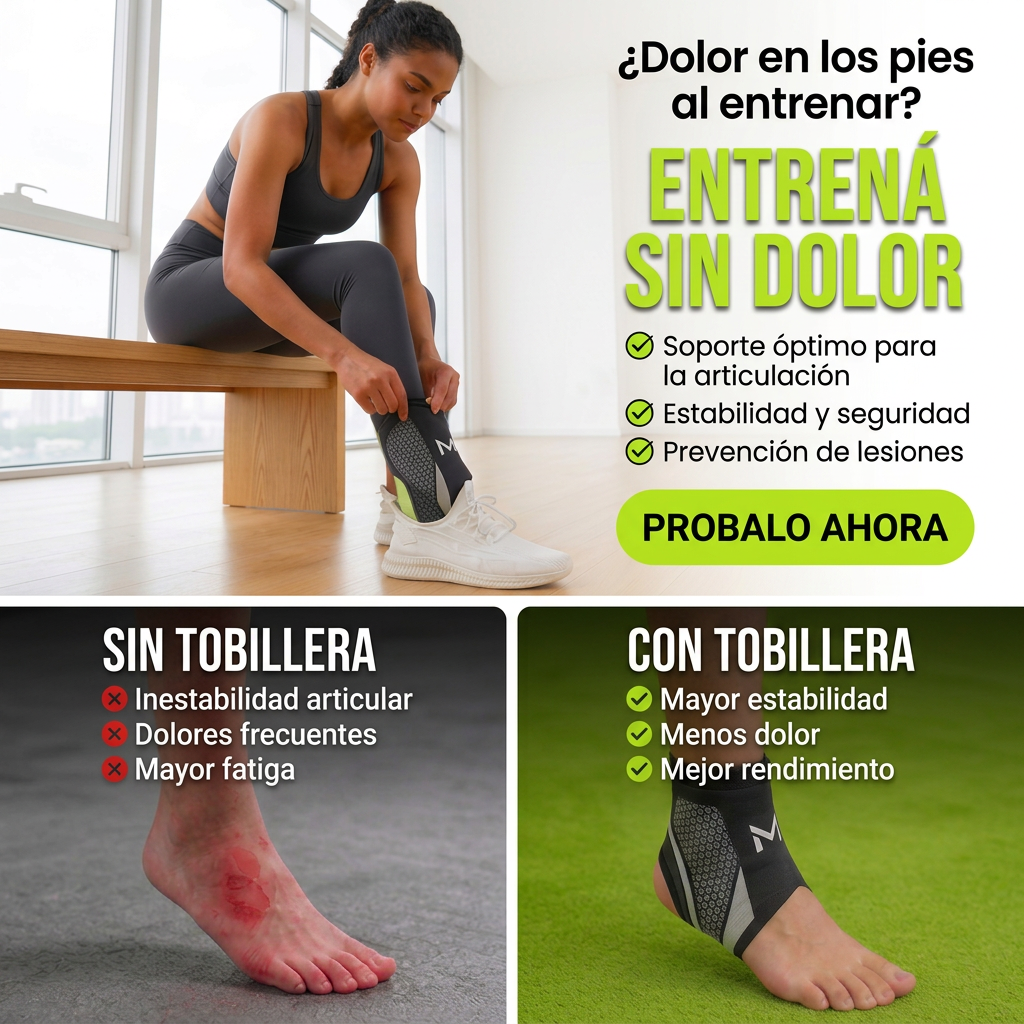 Comparativa MVP vs venda vs tobillera com&uacute;n