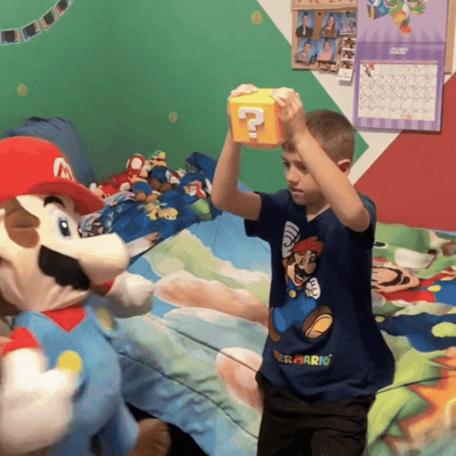 Uso de la Lámpara Mario Bros