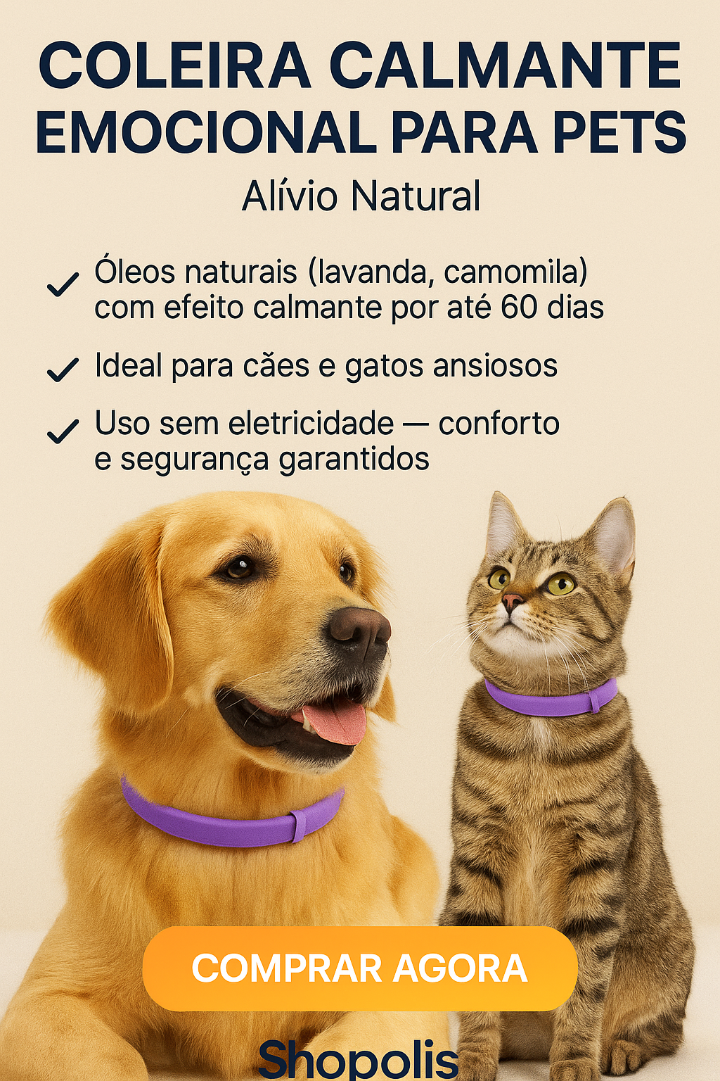 Coleira Calmente