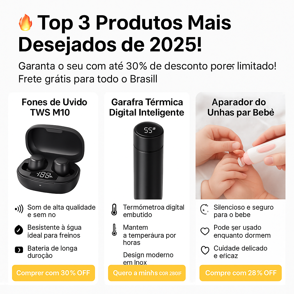 Banner Top 3 Produtos Shopolis