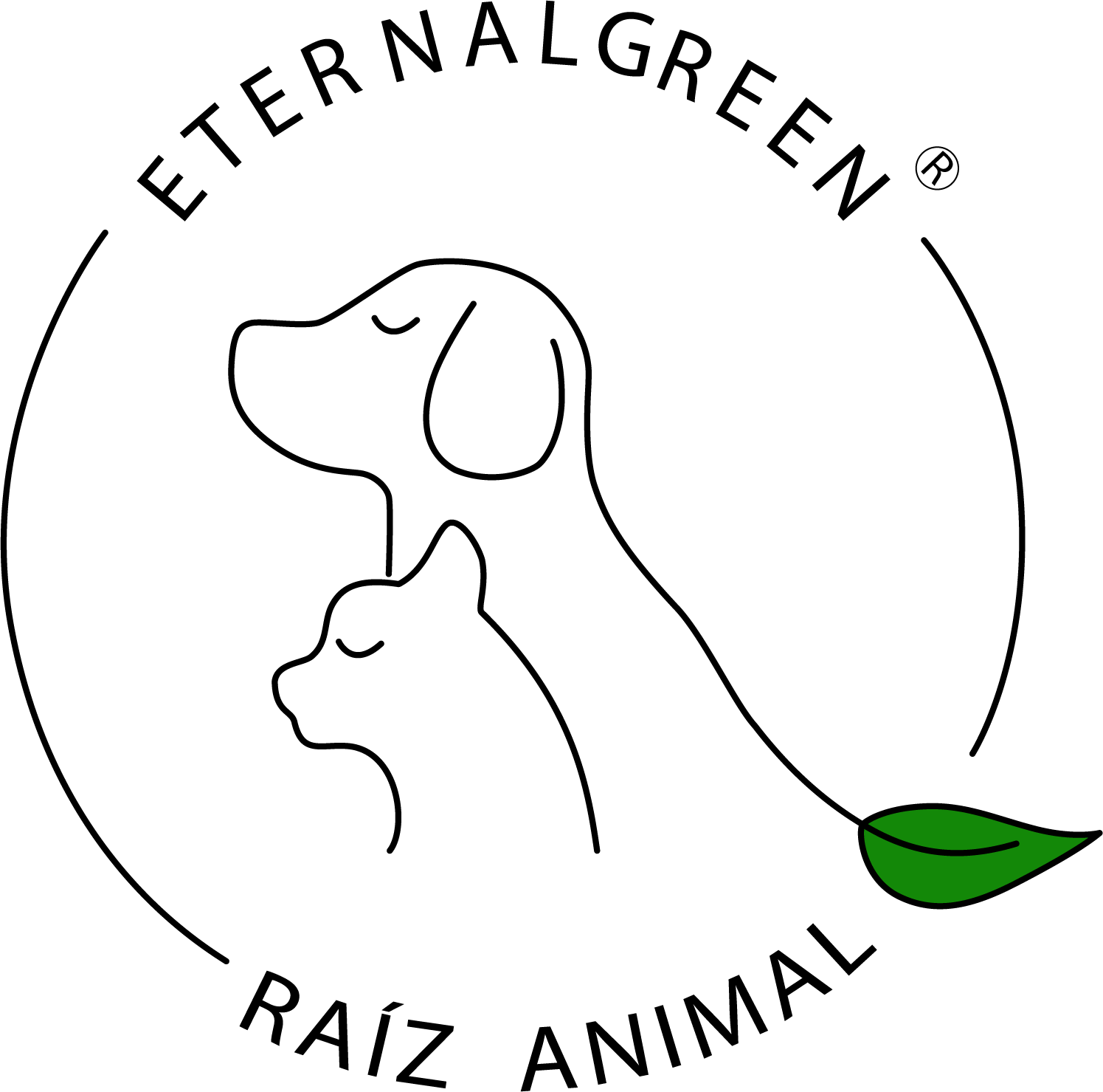 Logo de Eternal Green - Raíz Animal
