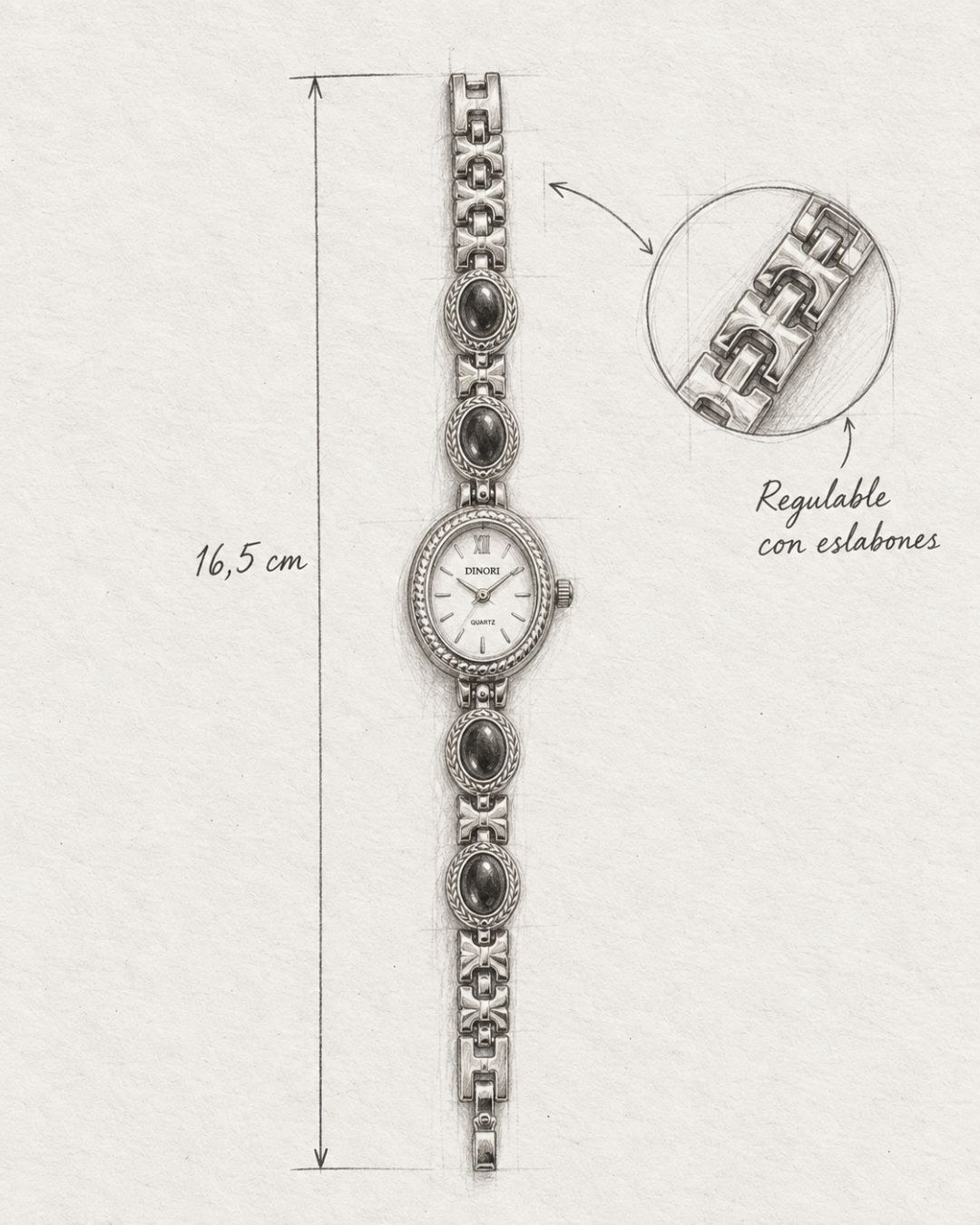 Timeless I plateado