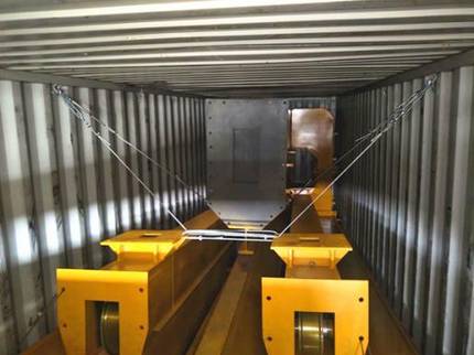Equipamento MTi importado e nacionalizado em processo log&iacute;stico para fornecimento no Brasil
