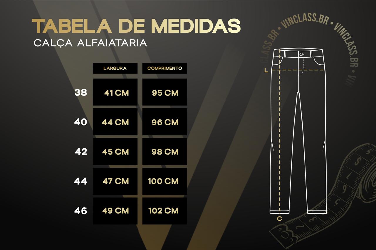 CALÇA ALFAIATARIA SLIM