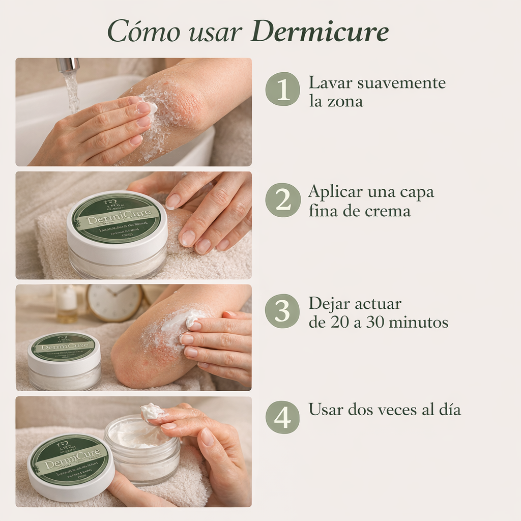 Modo de uso Dermicure
